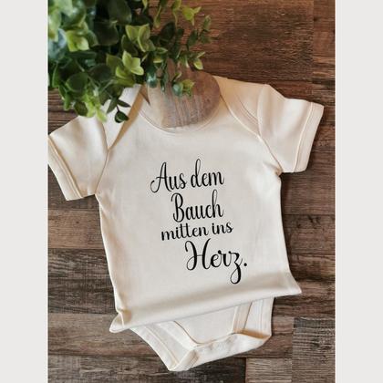 Babybody/kurz/Aus dem Bauch mitten ins Herz