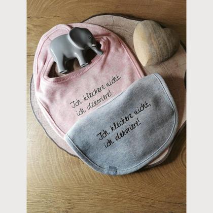 2x Lätzchen/Batterl /Ich kleckere nicht