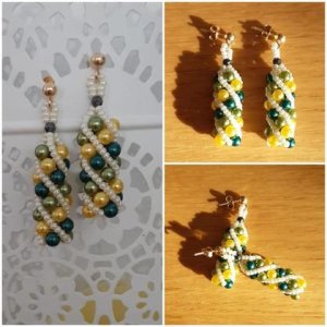 Spiralperlenohrringe GWIII