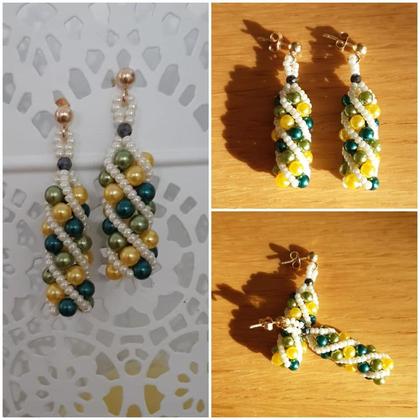 Spiralperlenohrringe GWIII