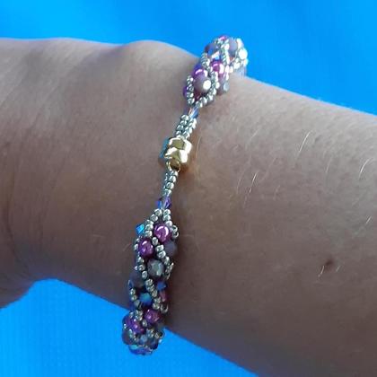 Spiralperlenarmband "Lilac" - Image 4