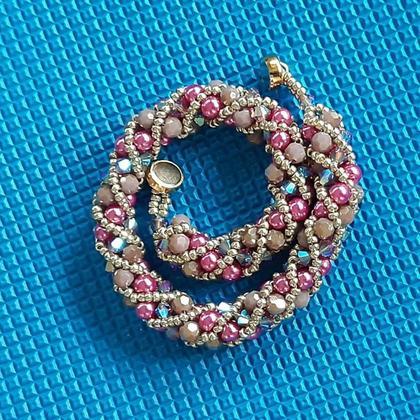 Spiralperlenarmband "Lilac" - Image 2