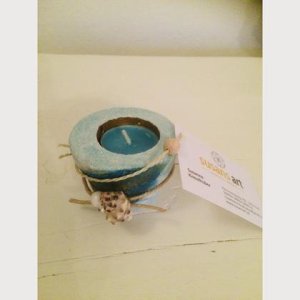 Teelichthalter Beton klein