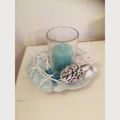 Windlichtkomposition „Meditarreneo“