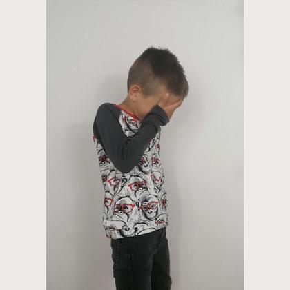 Langarmshirt mit lustigem Affenmotiv - Image 2