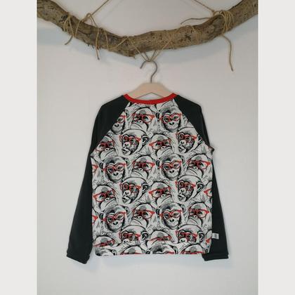 Langarmshirt mit lustigem Affenmotiv - Image 3