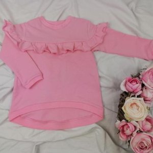 Mädchenpullover mit Rüschchen