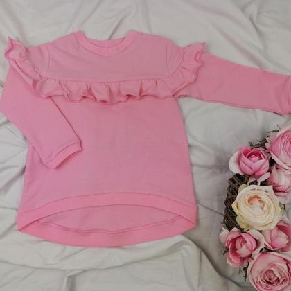 Mädchenpullover mit Rüschchen