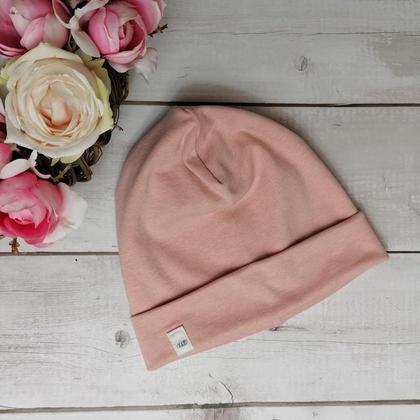 Mädchenhaube Altrosa