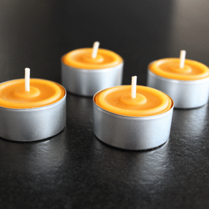 10 Teelichter aus Bienenwachs - Image 3