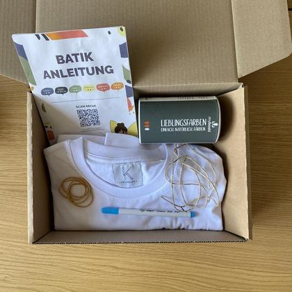 Batik Box - Granatapfel (grau)