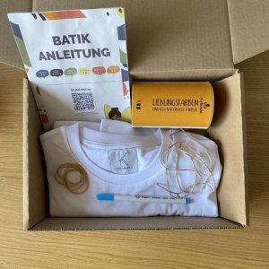 Batik Box – Kurkuma (orange, senfgelb)