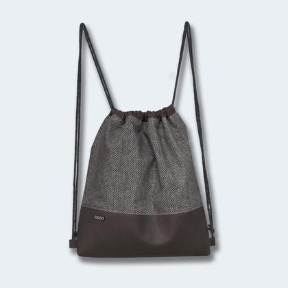 Turnbeutel mit Lederboden