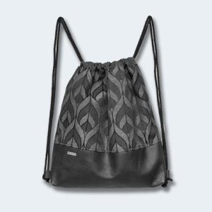 Turnbeutel mit Lederboden, Flamme