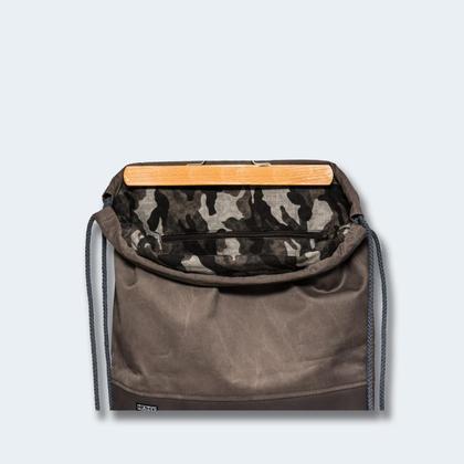 Turnbeutel mit Lederboden "Canvas" - Image 4