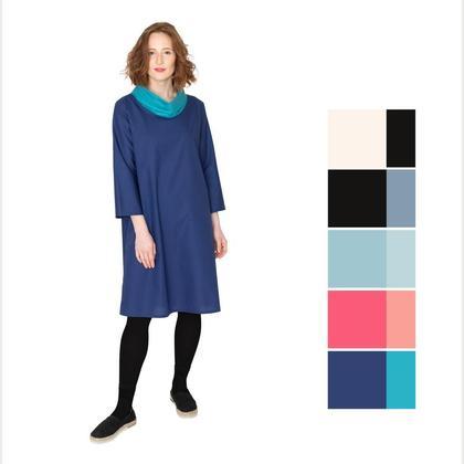 DIY Kit - Kleid BICOLORE Indigo