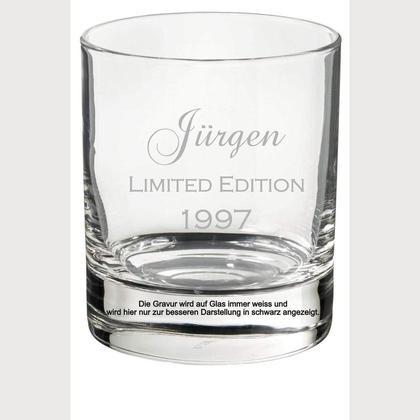Limited Edition Name und Jahrgang Glas personalisiert - Image 2