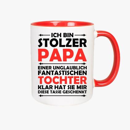 Stolzer Papa Tochter - Tasse - Image 2