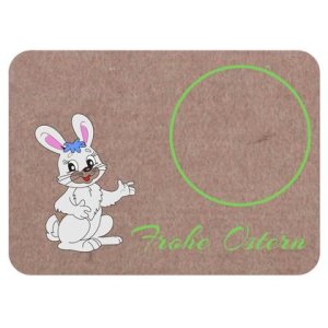 Frohe Ostern Hase Mugrug Untersetzer