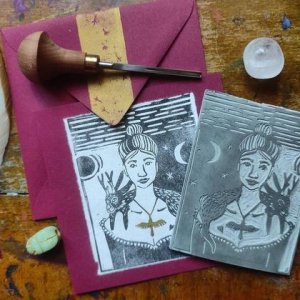 Woipertingermama Postkarte mit Kuvert