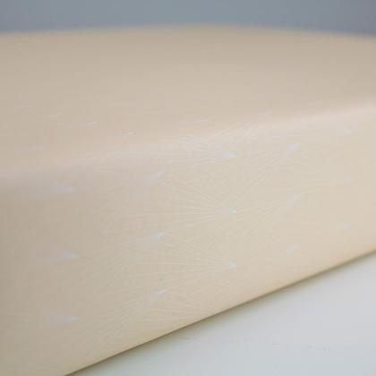 gefaltet Geschenkpapier Fächer Creme - Image 3