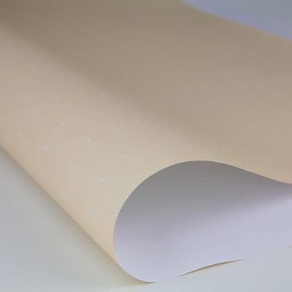 gefaltet Geschenkpapier Fächer Creme - Image 2