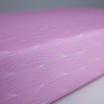 gefaltet Geschenkpapier Fächer Flieder - Image 3