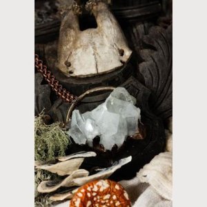 Fjallaský – Bergkristall Kette – Sunset Aura finish – #I2