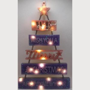 We wish you a Merry Christmas beleuchtet