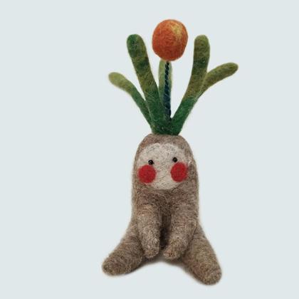 nadelgefilzte Alraune