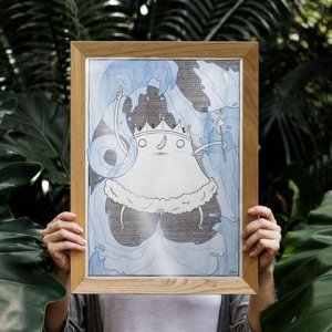 Poster König Krone A3