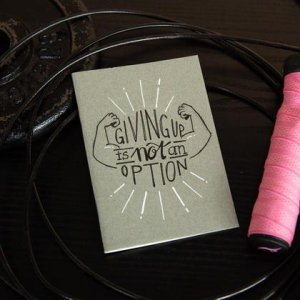 Notizbuch „Not an Option“