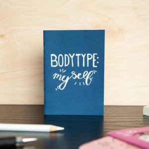 Notizbuch „Bodytype“