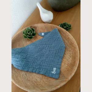 Babydreieckstuch aus Musselin mit Wunschdruck