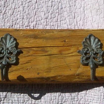 Garderobe Altholz TIROL Unikat Handmade Holzbalken