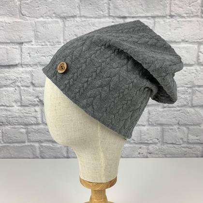 Beanie hellgrau