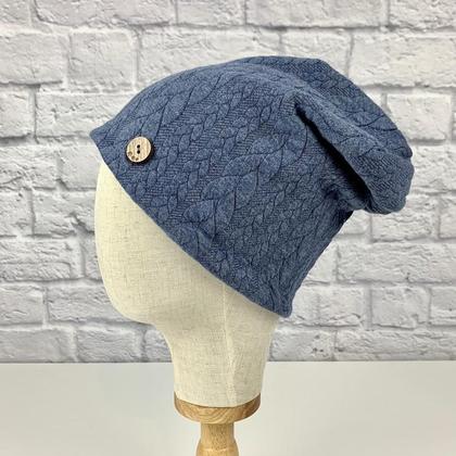 Beanie jeansblau