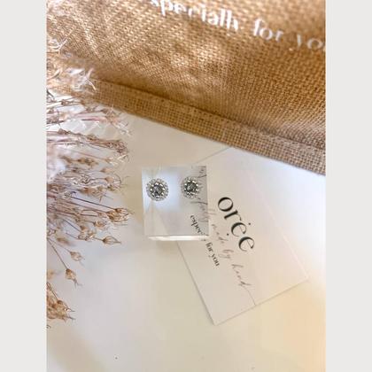 Perlenohrringe Modell Ines in Silber - Image 3