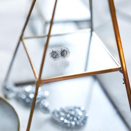 Perlenohrringe Modell Ines in Silber