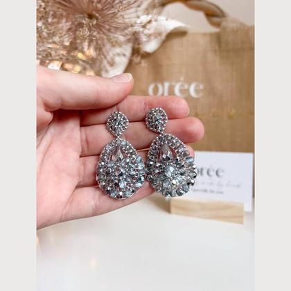 Perlenohrringe Modell Maria in Silber - Image 4