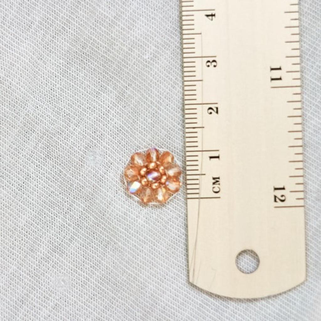 Ohrringe Modell Elise in schimmerndem Orange - Image 2