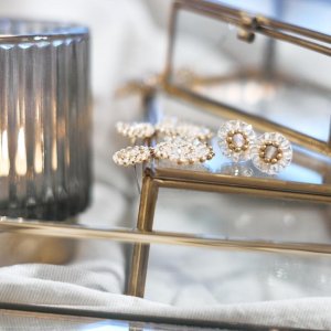 Ohrringe Modell Elise  in Honig