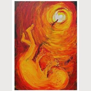 Billet Kunstdruck „Geburt“