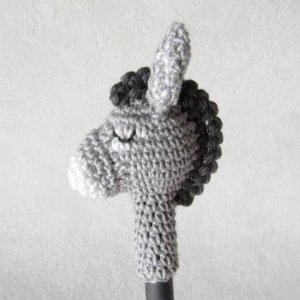 Esel Bleistift, Häkeltier mit Stift