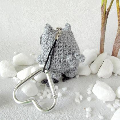 Schlüsselanhänger Eule, Taschenclip - Image 3