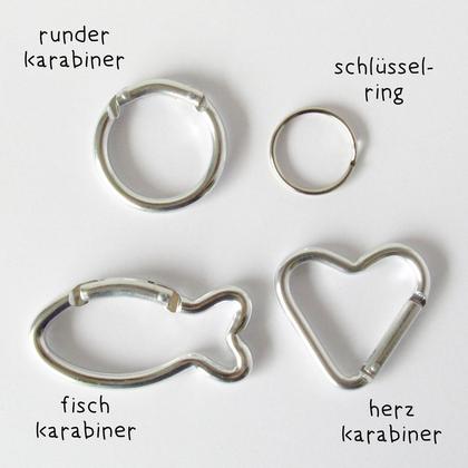 Schlüsselanhänger Eule, Taschenclip - Image 4