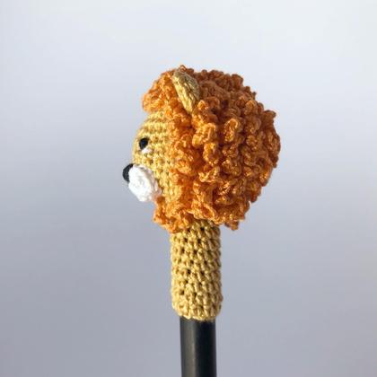 Häkeltier Topper für Stift im Home Office ;)