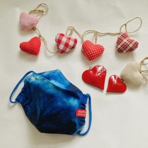 Einzelstück MASKE – Mittenacht Muster