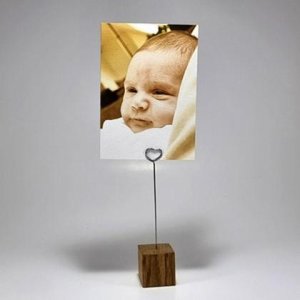 Notizhalter, Bilderhalter, Zettelhalter, Kartenhalter aus Holz