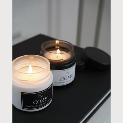 BLACK & WHITE Kerzen aus Sojawachs - Image 2